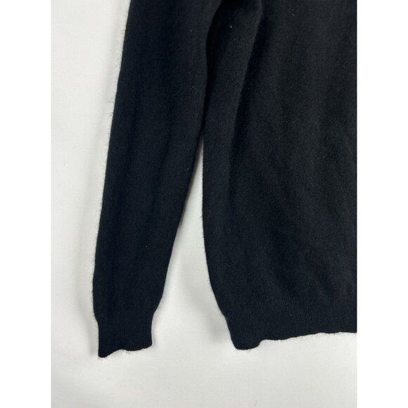 Charter Club Sweater Womens Large Pullover Black Luxury Preppy Cashmere Casual - Picture 8 of 9